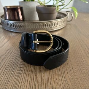 Madewell Black Leather Belt
